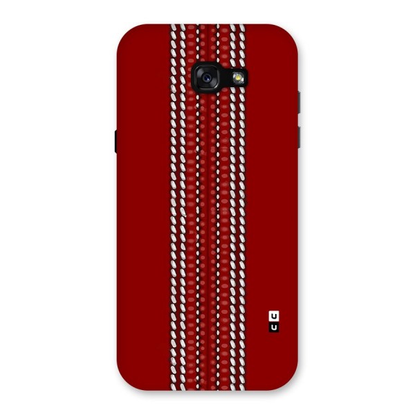 Cricket Ball Pattern Back Case for Galaxy A7 (2017)