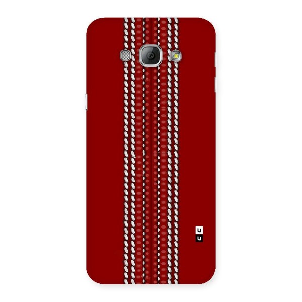 Cricket Ball Pattern Back Case for Galaxy A8