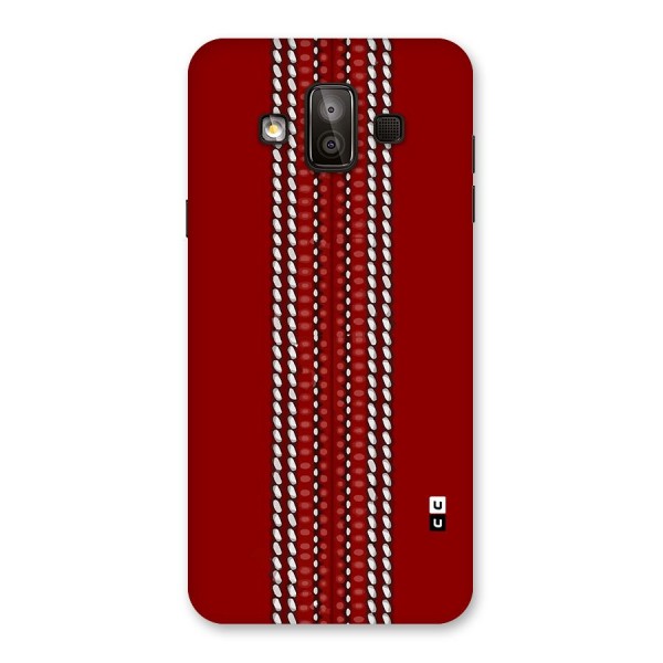 Cricket Ball Pattern Back Case for Galaxy J7 Duo