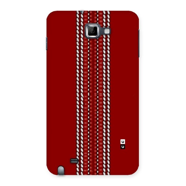 Cricket Ball Pattern Back Case for Galaxy Note