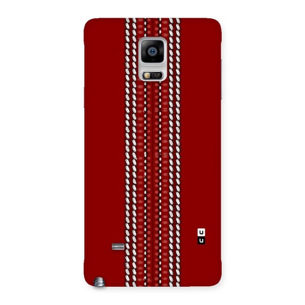 Cricket Ball Pattern Back Case for Galaxy Note 4