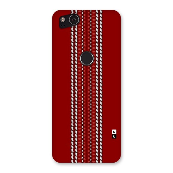 Cricket Ball Pattern Back Case for Google Pixel 2