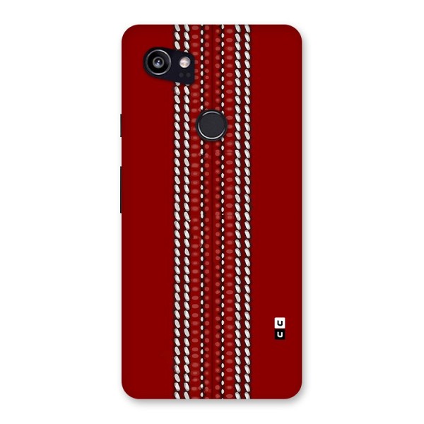 Cricket Ball Pattern Back Case for Google Pixel 2 XL