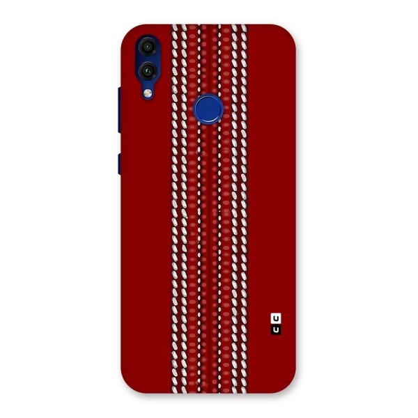 Cricket Ball Pattern Back Case for Honor 8C