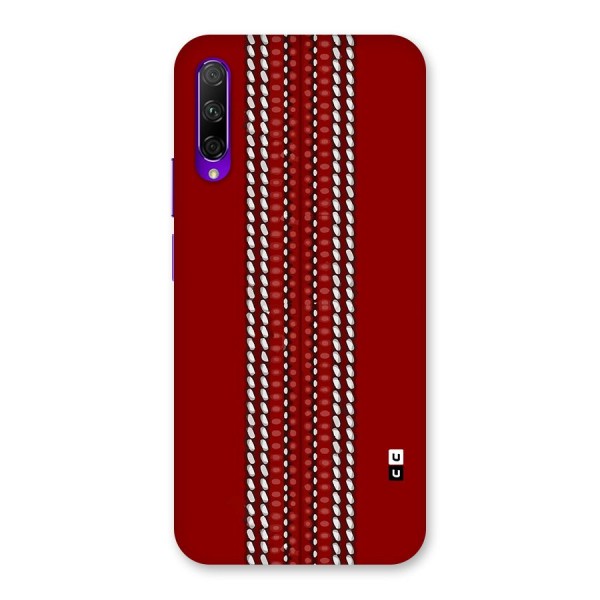 Cricket Ball Pattern Back Case for Honor 9X Pro