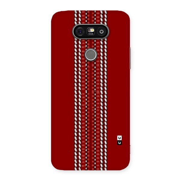 Cricket Ball Pattern Back Case for LG G5