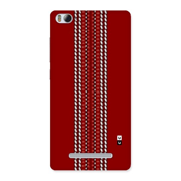 Cricket Ball Pattern Back Case for Mi4i