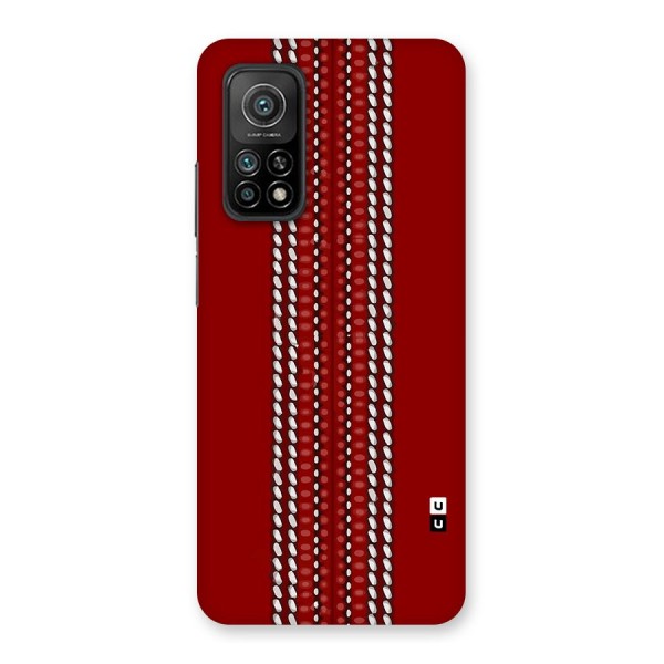 Cricket Ball Pattern Back Case for Mi 10T Pro 5G