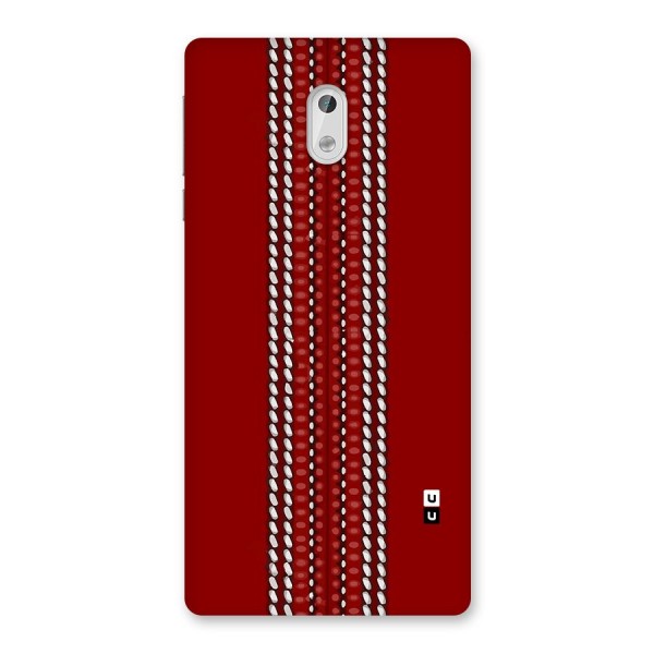 Cricket Ball Pattern Back Case for Nokia 3