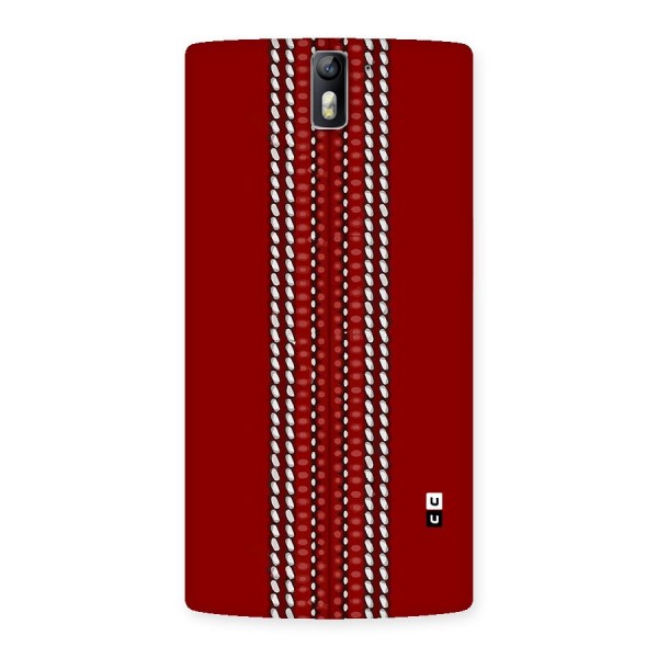 Cricket Ball Pattern Back Case for OnePlus One