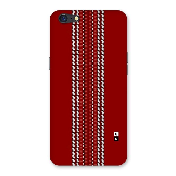 Cricket Ball Pattern Back Case for Oppo A71