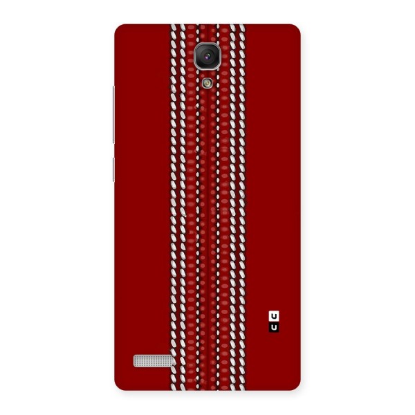 Cricket Ball Pattern Back Case for Redmi Note