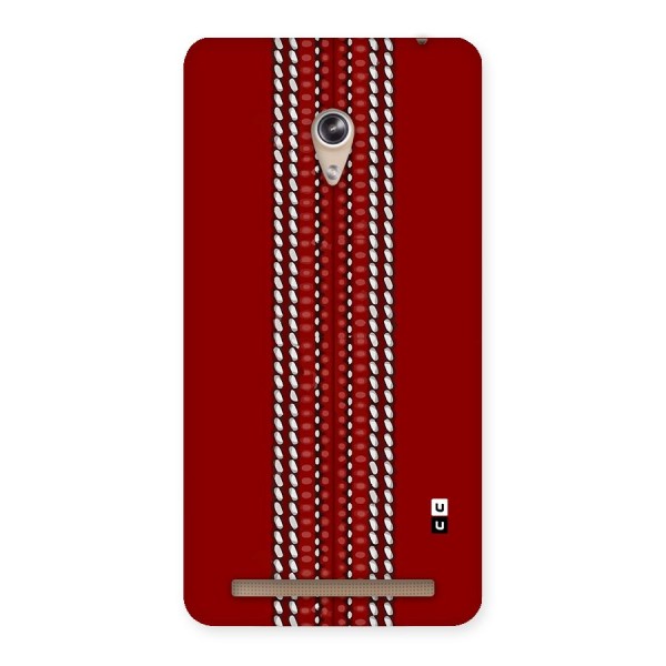 Cricket Ball Pattern Back Case for Zenfone 6