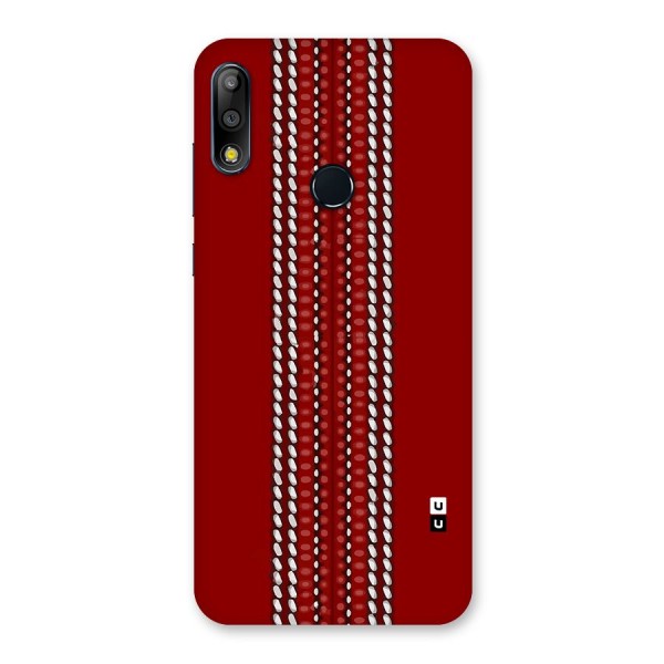 Cricket Ball Pattern Back Case for Zenfone Max Pro M2