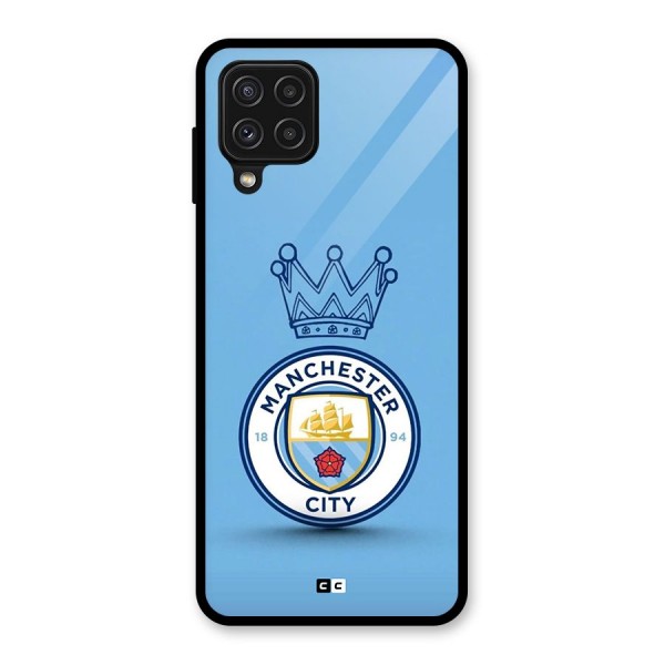 Crown City FC Glass Back Case for Galaxy A22 4G