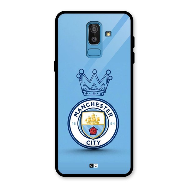 Crown City FC Glass Back Case for Galaxy J8