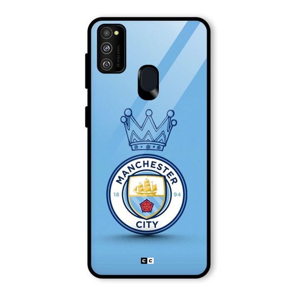 Crown City FC Glass Back Case for Galaxy M21