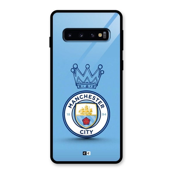 Crown City FC Glass Back Case for Galaxy S10