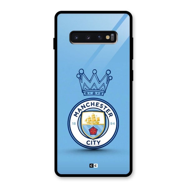 Crown City FC Glass Back Case for Galaxy S10 Plus