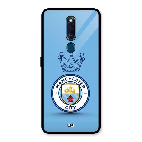 Crown City FC Glass Back Case for Oppo F11 Pro