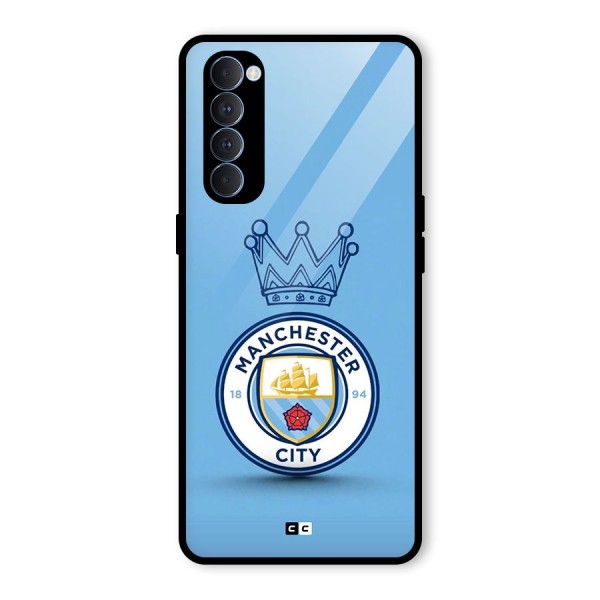 Crown City FC Glass Back Case for Oppo Reno4 Pro