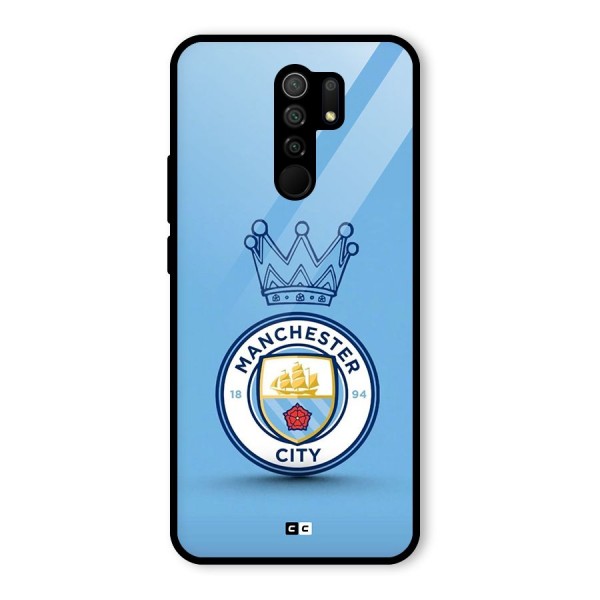 Crown City FC Glass Back Case for Redmi 9 Prime