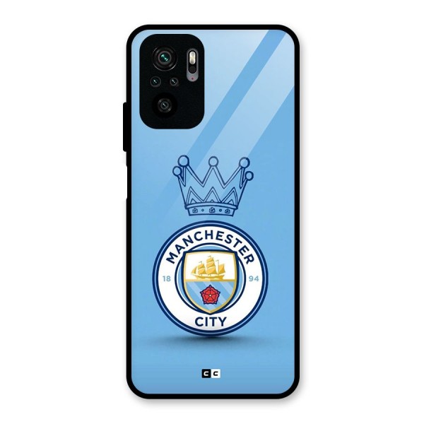 Crown City FC Glass Back Case for Redmi Note 10