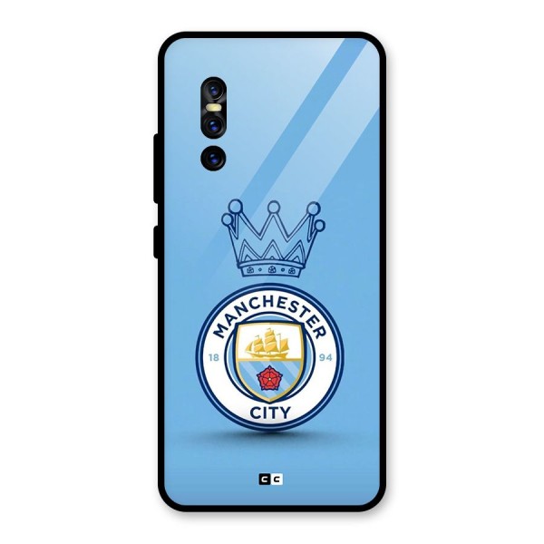 Crown City FC Glass Back Case for Vivo V15 Pro