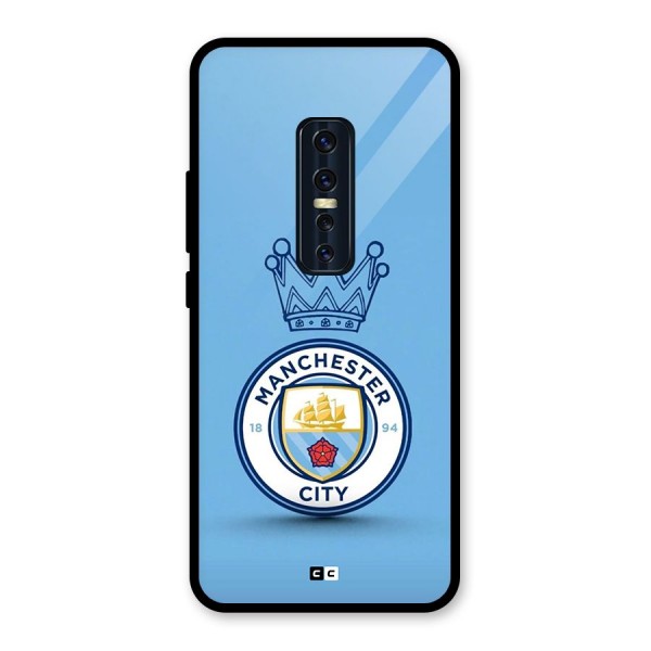 Crown City FC Glass Back Case for Vivo V17 Pro