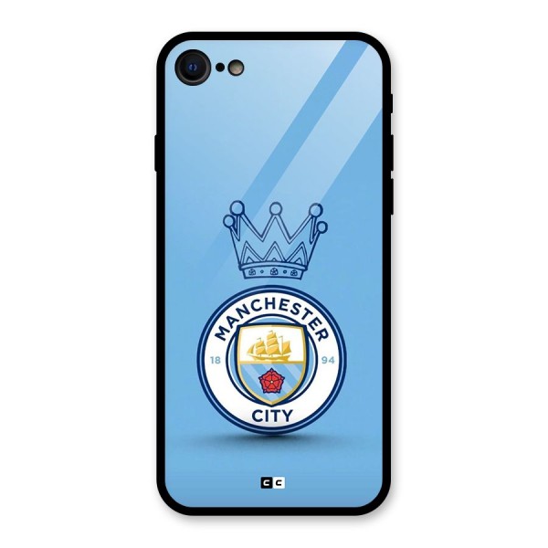 Crown City FC Glass Back Case for iPhone SE 2020