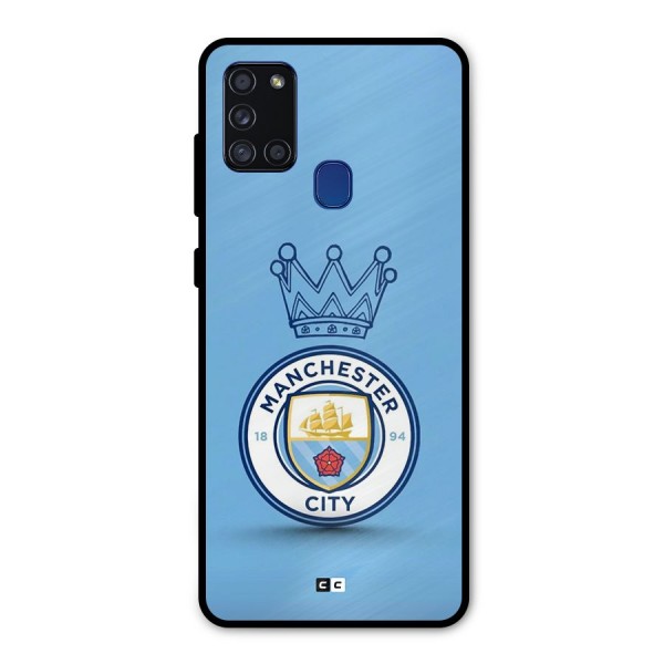 Crown City FC Metal Back Case for Galaxy A21s