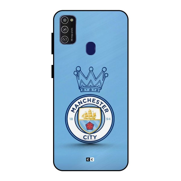 Crown City FC Metal Back Case for Galaxy M30s