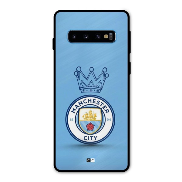 Crown City FC Metal Back Case for Galaxy S10