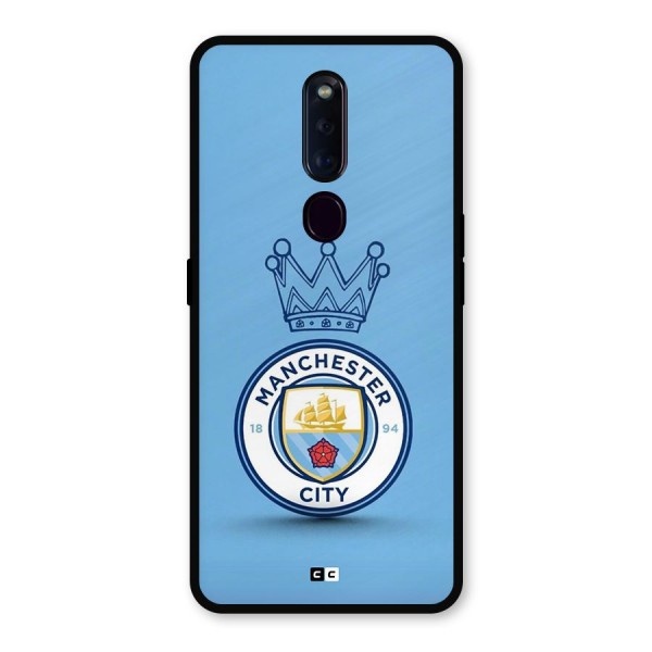 Crown City FC Metal Back Case for Oppo F11 Pro