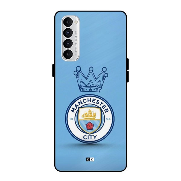 Crown City FC Metal Back Case for Oppo Reno4 Pro