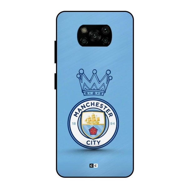 Crown City FC Metal Back Case for Poco X3