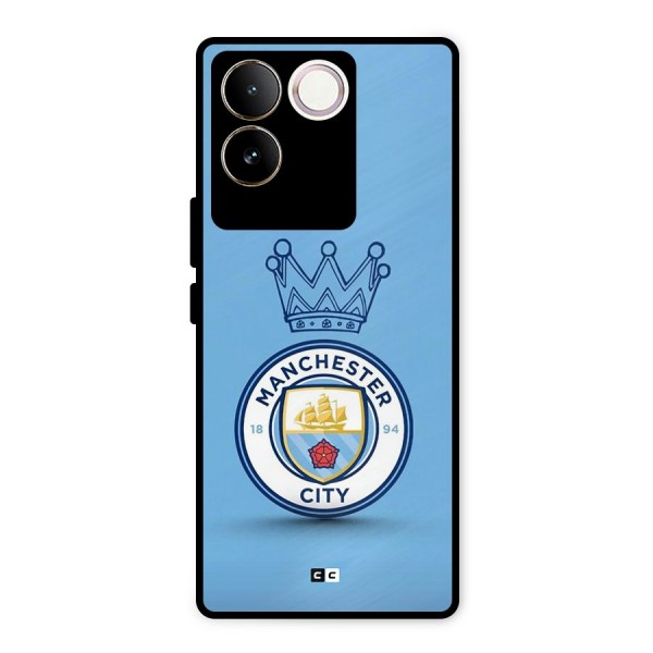 Crown City FC Metal Back Case for Vivo T2 Pro