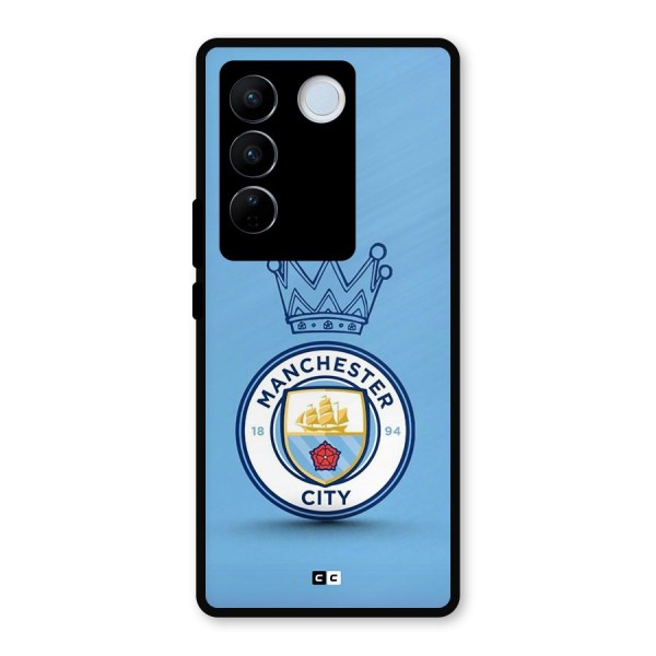 Crown City FC Metal Back Case for Vivo V27 Pro