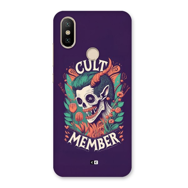 Cult Member Back Case for Mi A2