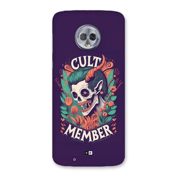 Cult Member Back Case for Moto G6