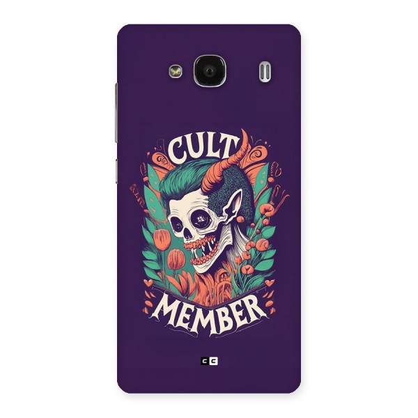 Cult Member Back Case for Redmi 2s