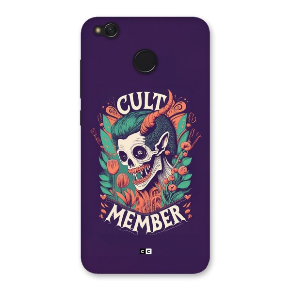 Cult Member Back Case for Redmi 4