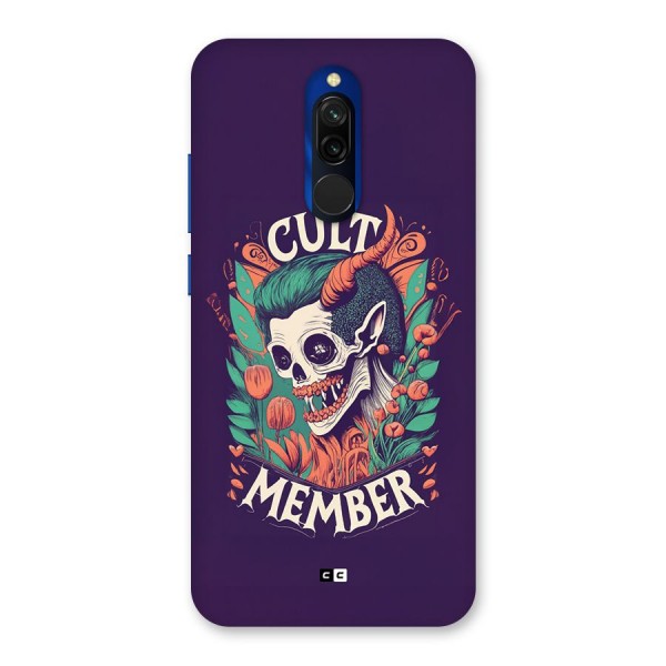 Cult Member Back Case for Redmi 8