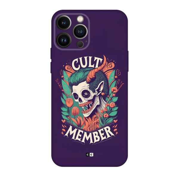 Cult Member Back Case for iPhone 13 Pro Max