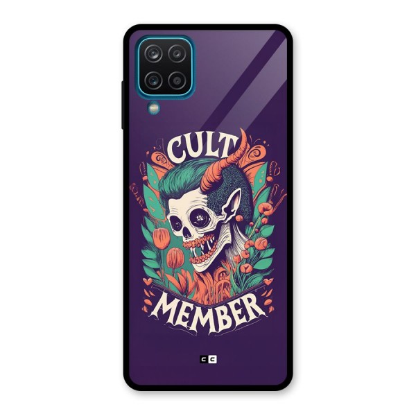 Cult Member Glass Back Case for Galaxy A12