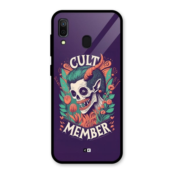 Cult Member Glass Back Case for Galaxy A30