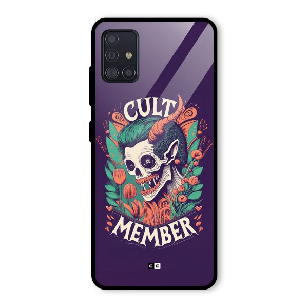 Cult Member Glass Back Case for Galaxy A51