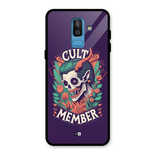 Cult Member Glass Back Case for Galaxy J8