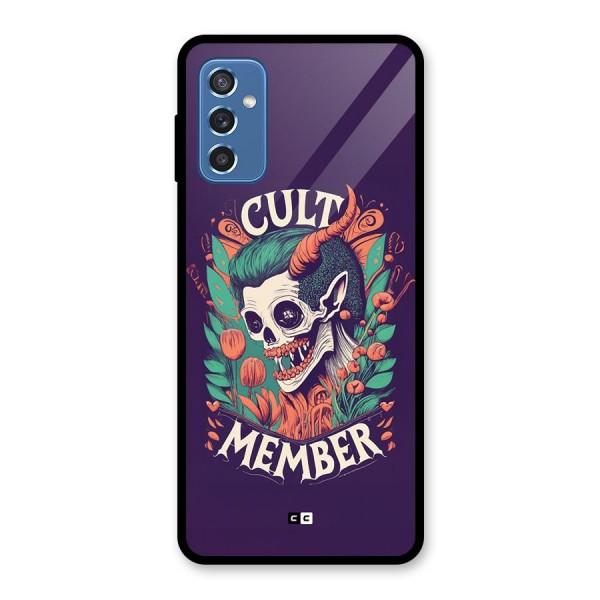 Cult Member Glass Back Case for Galaxy M52 5G