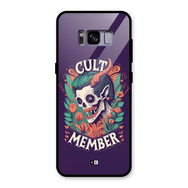 Cult Member Glass Back Case for Galaxy S8